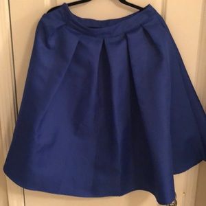 Royal blue A line skirt